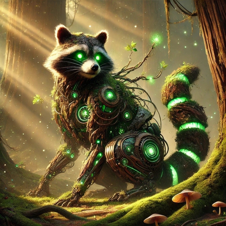 Earth Racoon Automaton