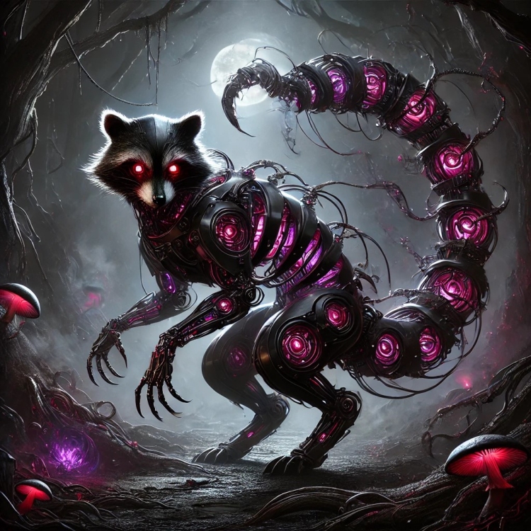 Darkness Racoon Automaton