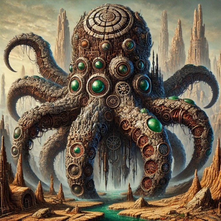 Earth Octopus Automaton