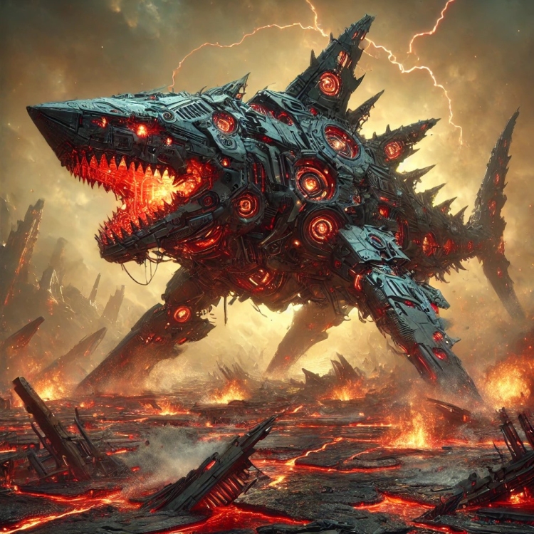 Destruction Shark Automaton