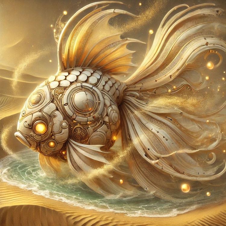 Sand Goldfish Automaton