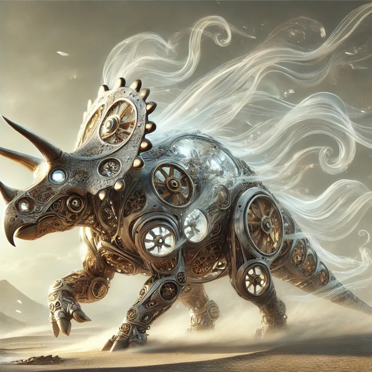 Wind Triceratops Automaton
