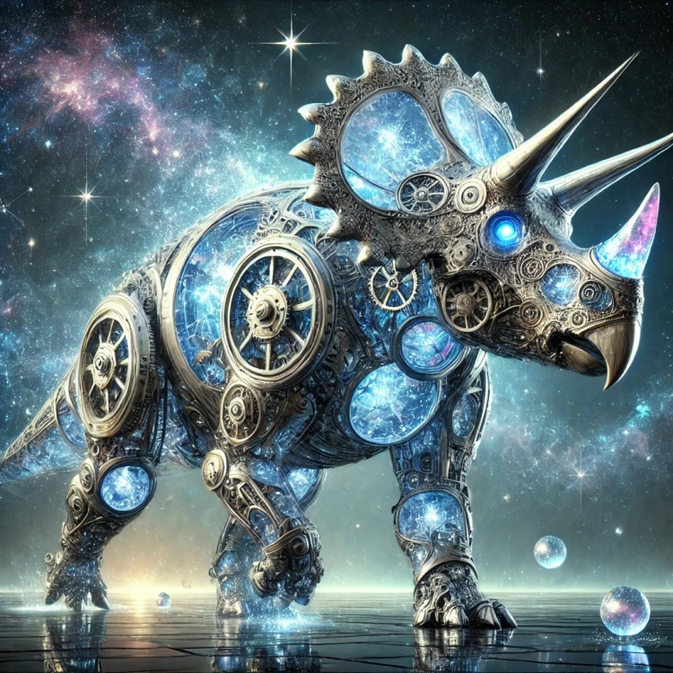 Starlight Triceratops Automaton