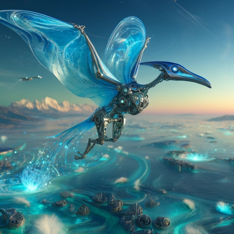 Water Pterodactyl Automaton