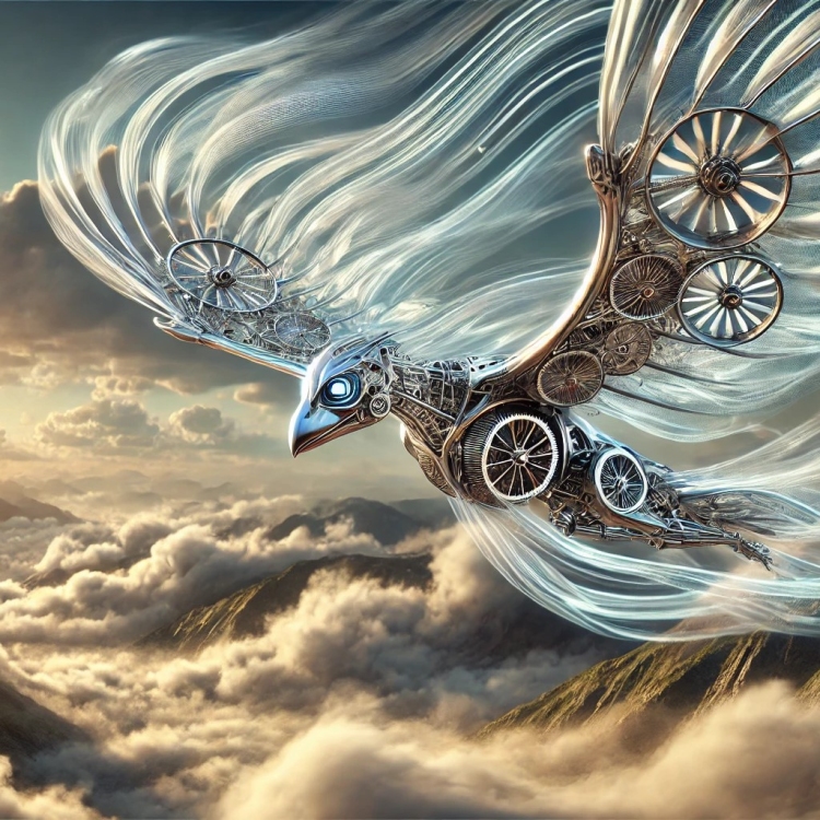 Wind Pterodactyl Automaton