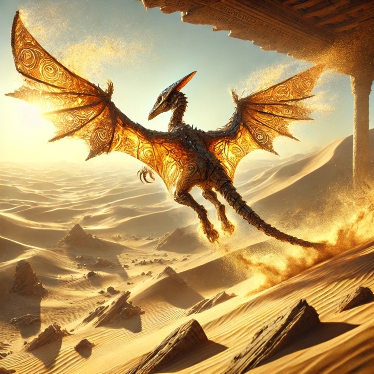 Sand Pterodactyl Automaton