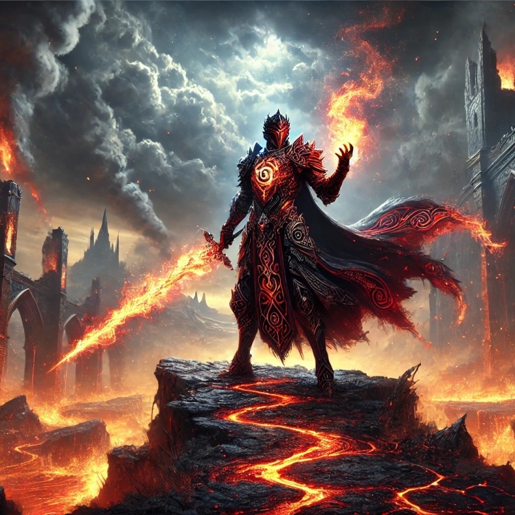 Flame Wielding Warrior