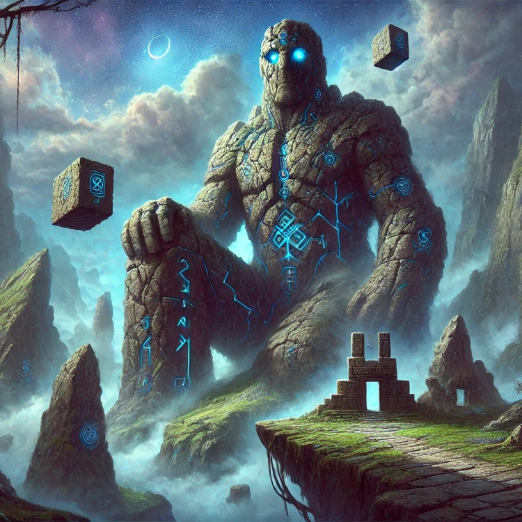 Towering Ancient Stone Guardian