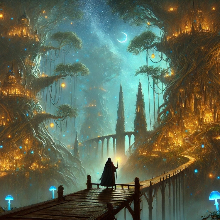 Mystical Elven Tree City