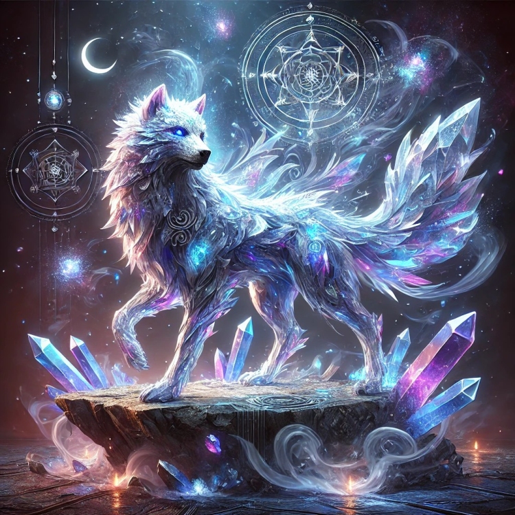 Mystic Wolf Crystal