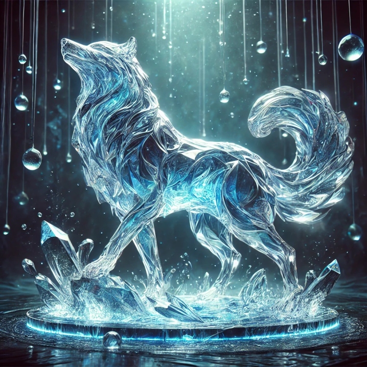 Water Wolf Crystal