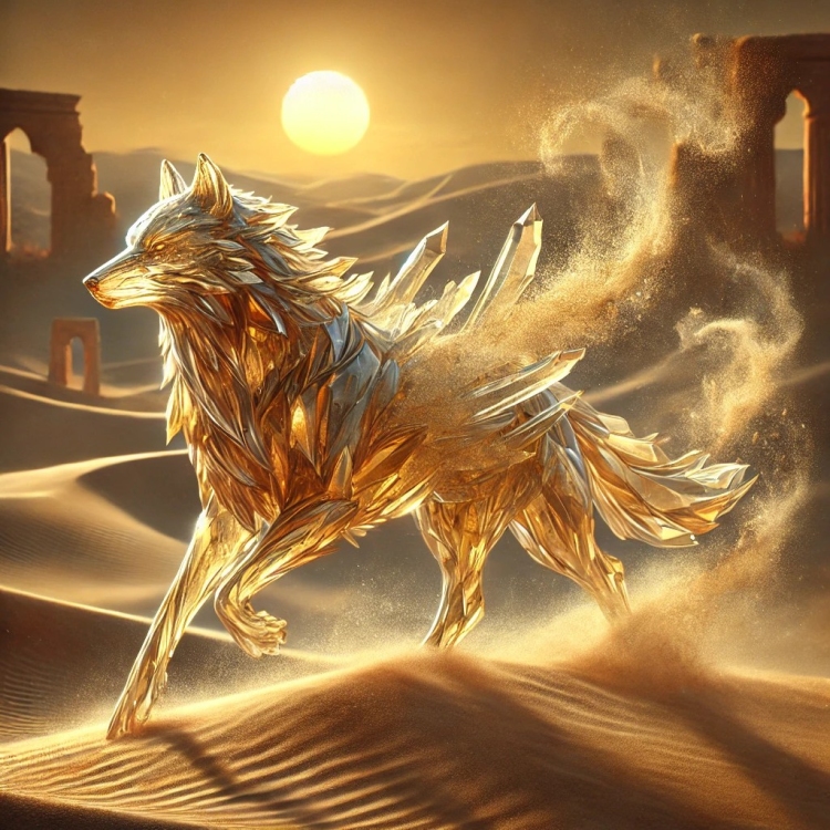 Sand Wolf Crystal