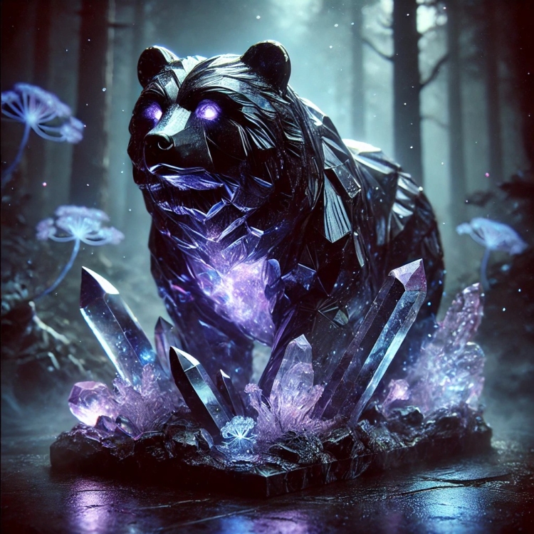 Darkness Bear Crystal