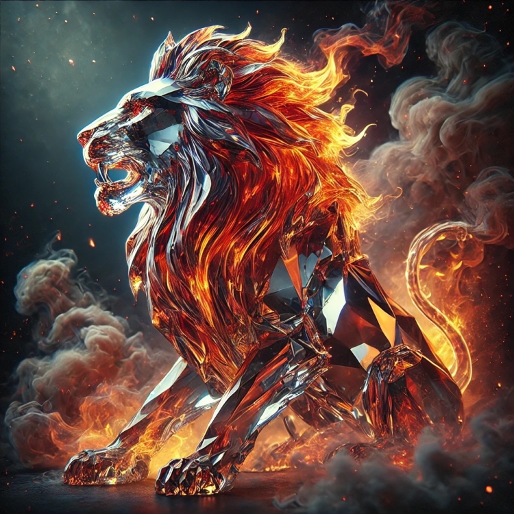 Fire Lion Crystal