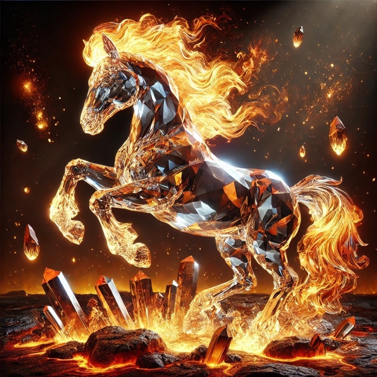 Fire Horse Crystal