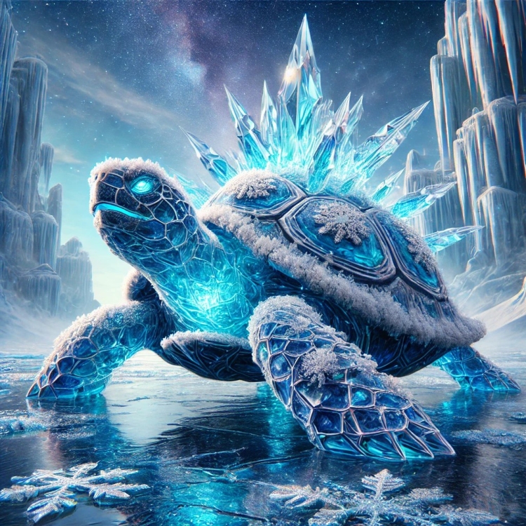 Ice Turtle Crystal