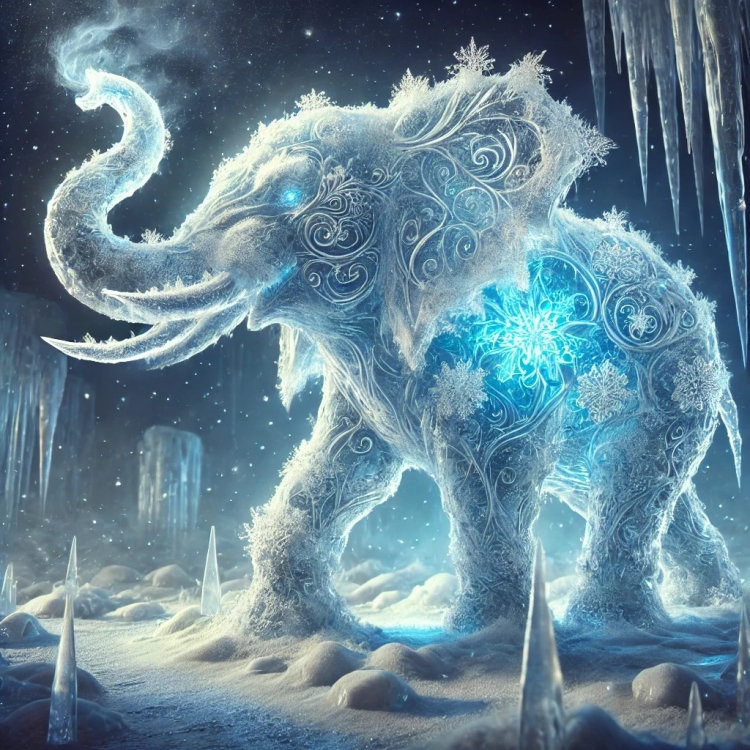 Ice Elephant Crystal