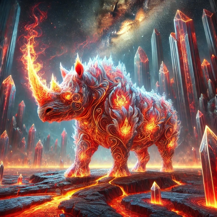 Fire Rhino Crystal