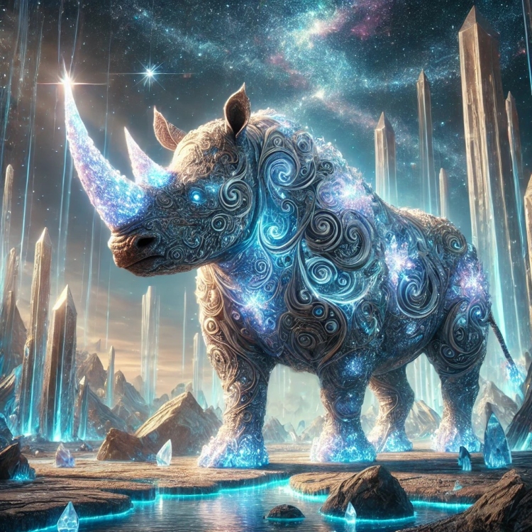 Stone Rhino Crystal