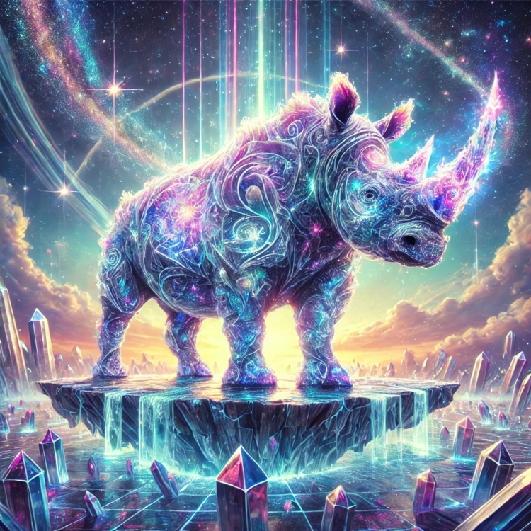 Space Rhino Crystal