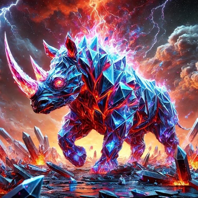 Destruction Rhino Crystal