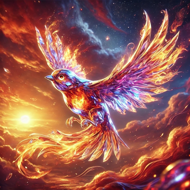 Fire Sparrow Crystal