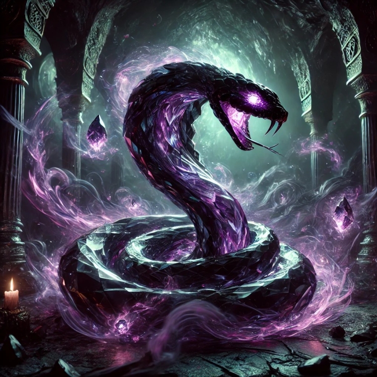 Darkness Snake Crystal