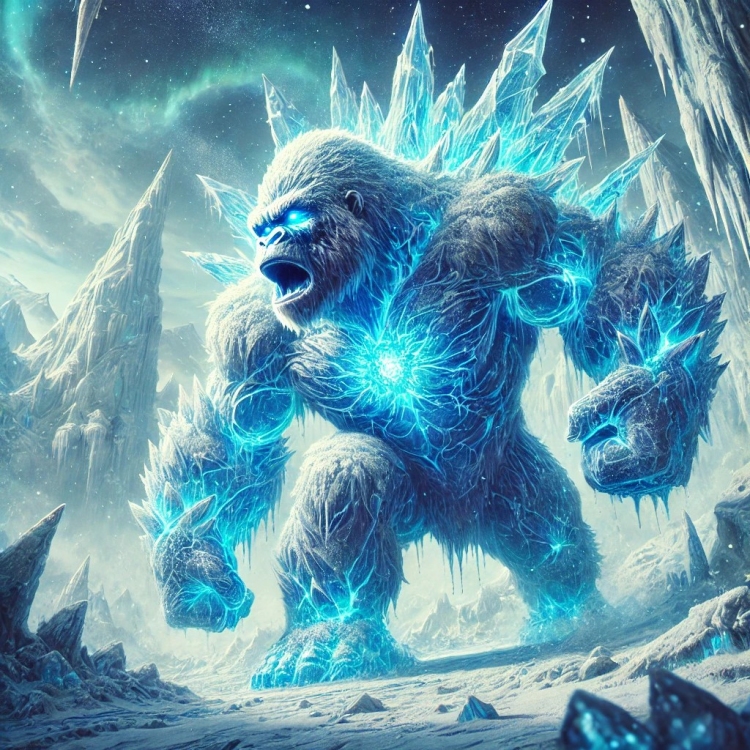Ice Gorilla Crystal