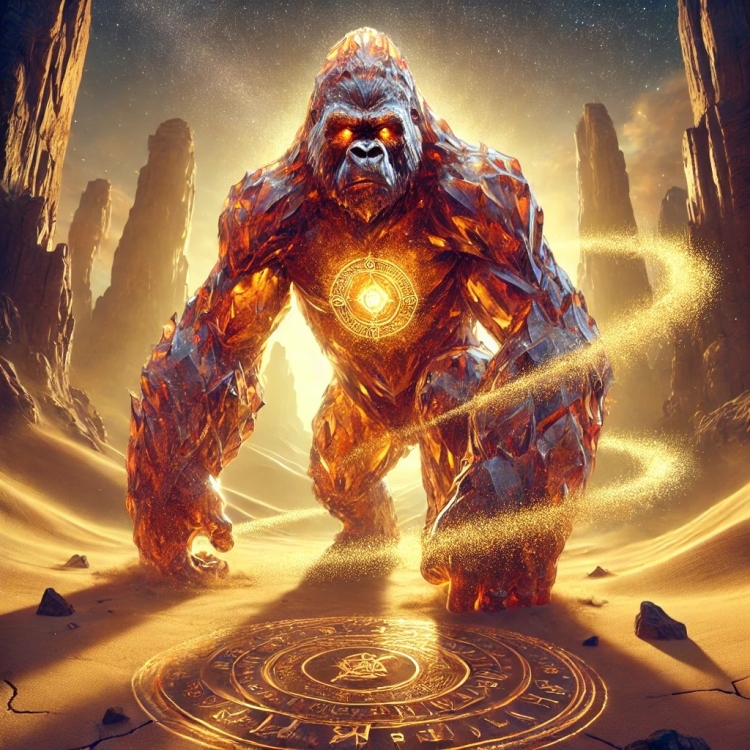 Sand Gorilla Crystal