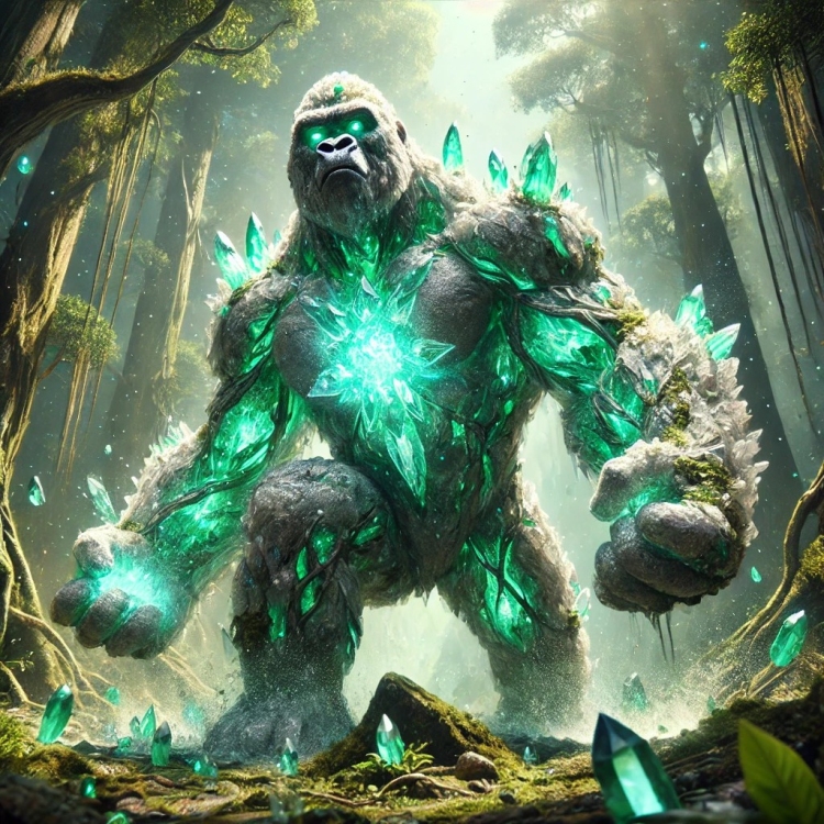 Earth Gorilla Crystal