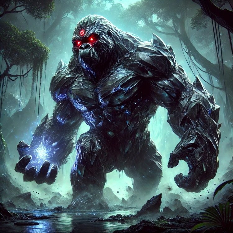 Darkness Gorilla Crystal