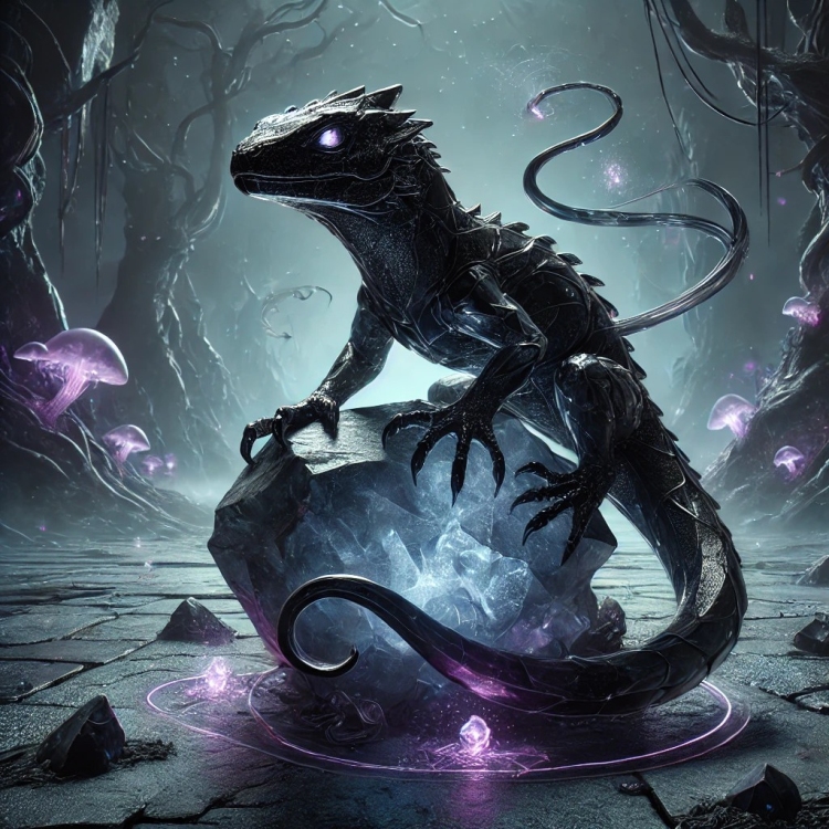 Darkness Lizard Crystal