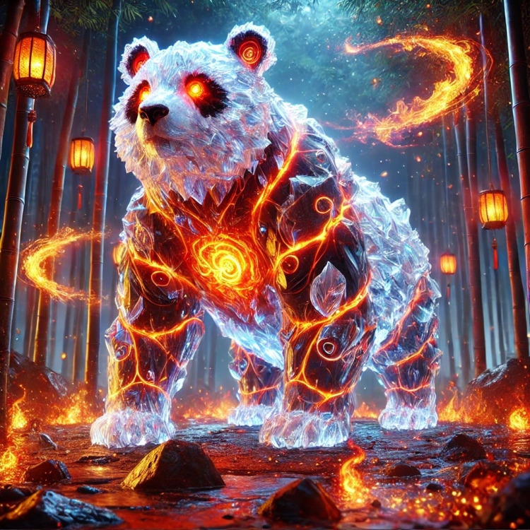 Fire Panda Crystal
