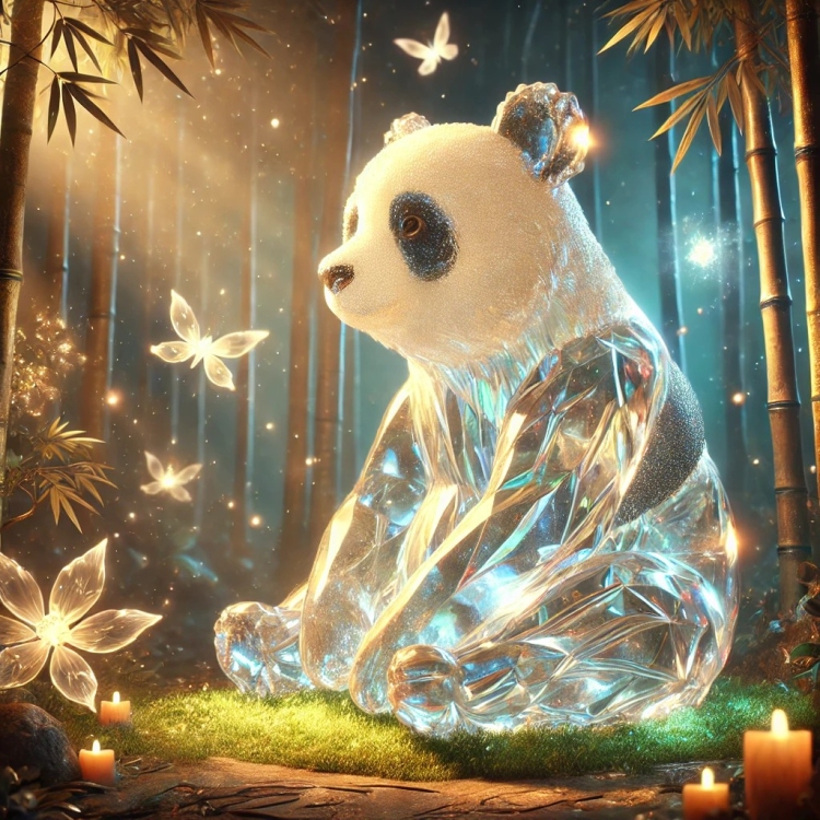 Light Panda Crystal