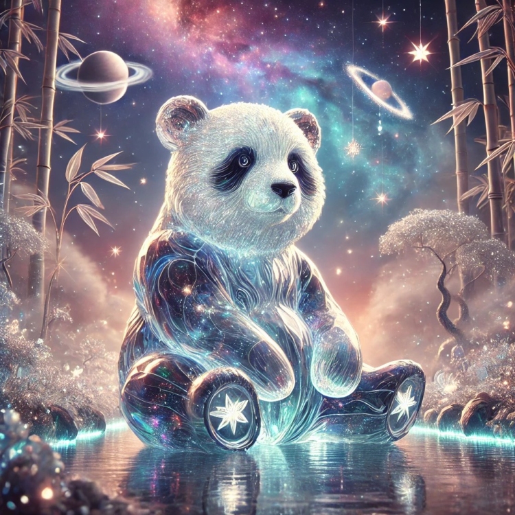 Starlight Panda Crystal