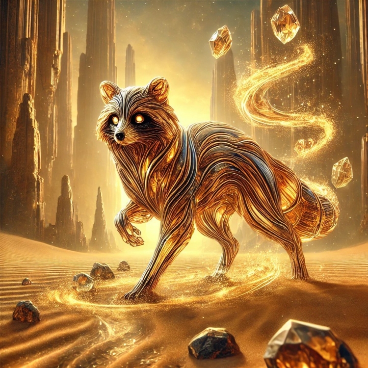 Sand Racoon Crystal
