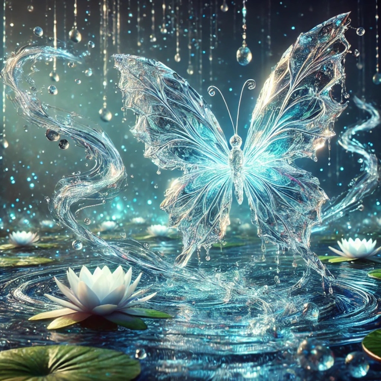 Water Butterfly Crystal