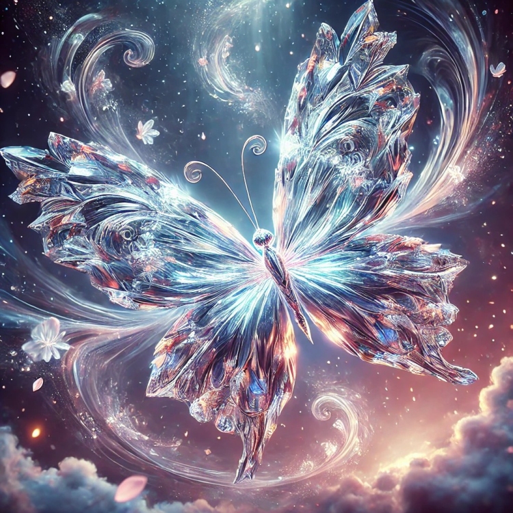 Wind Butterfly Crystal