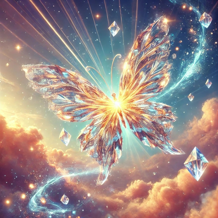 Light Butterfly Crystal