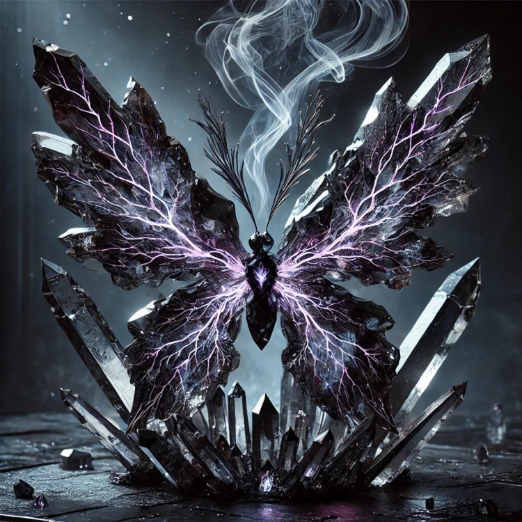 Death Butterfly Crystal
