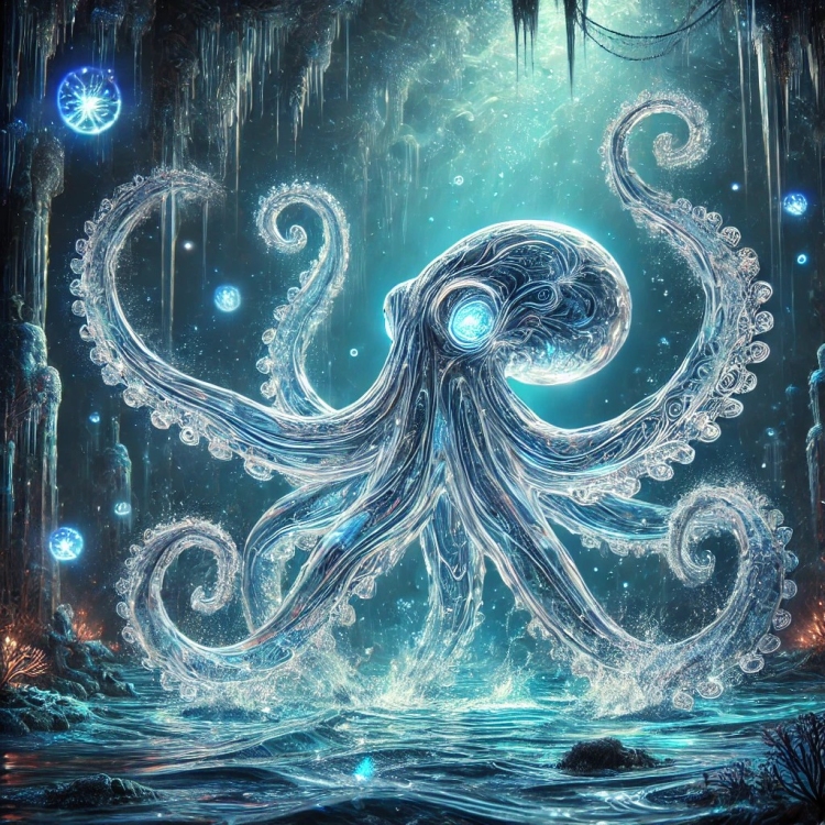 Water Octopus Crystal