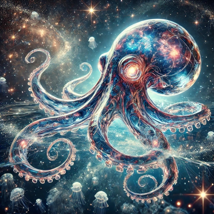 Starlight Octopus Crystal