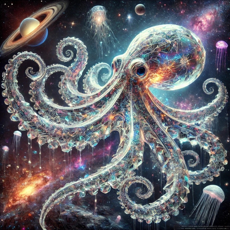 Space Octopus Crystal
