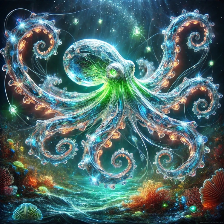 Life Octopus Crystal