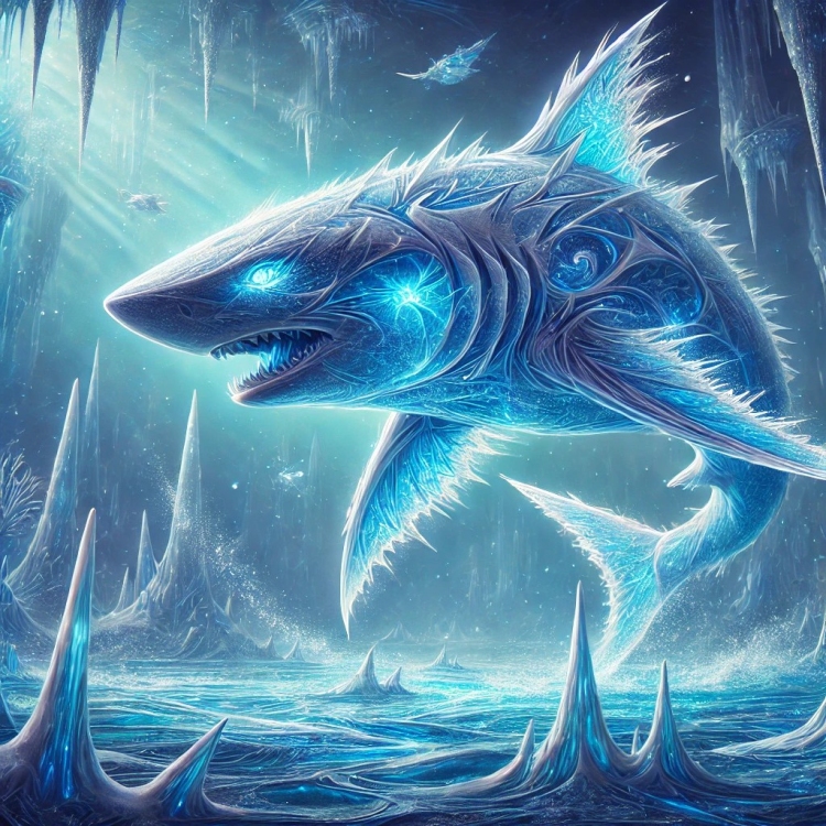 Ice Shark Crystal