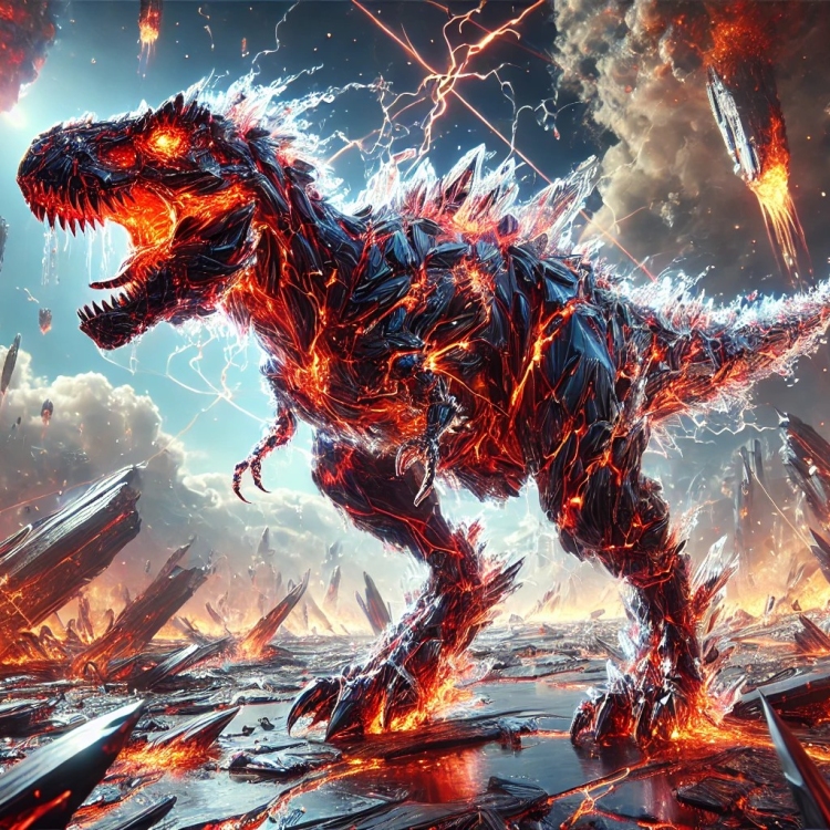 Destruction T Rex Crystal