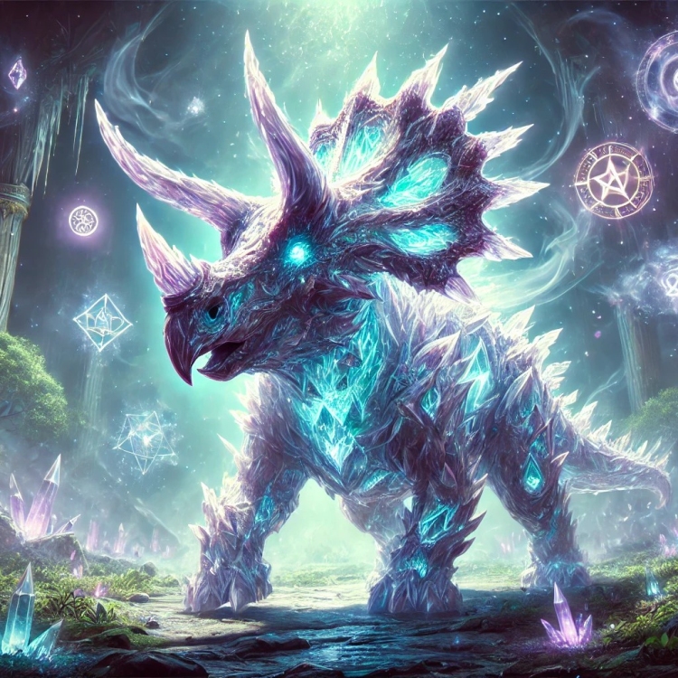 Mystic Triceratops Crystal