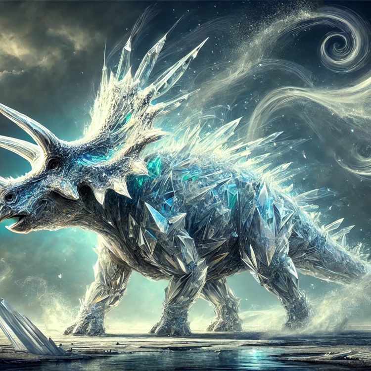 Wind Triceratops Crystal