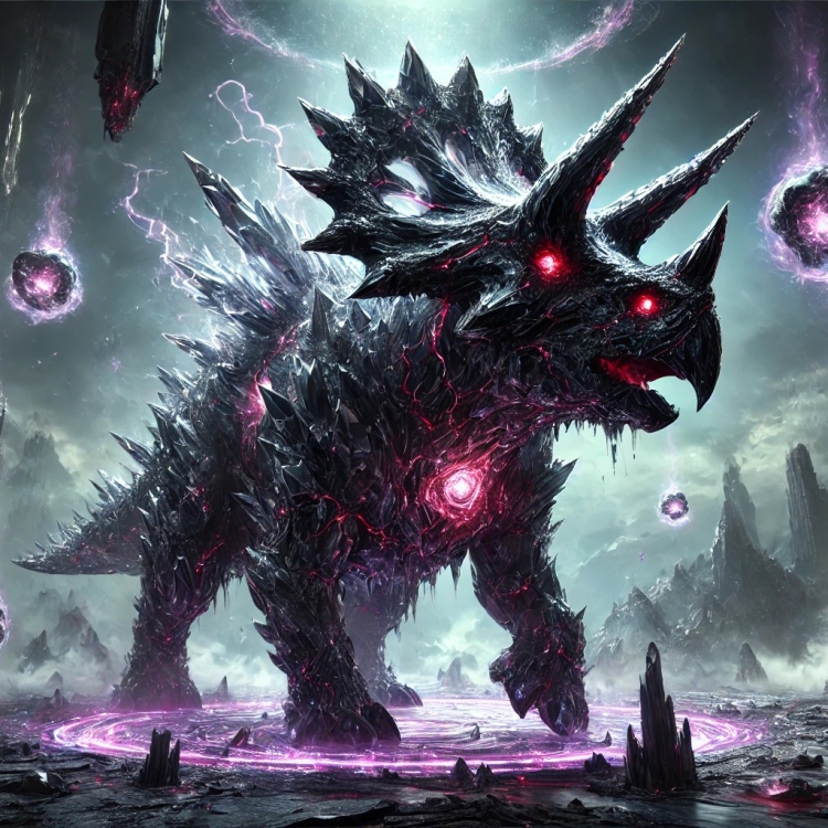 Darkness Triceratops Crystal