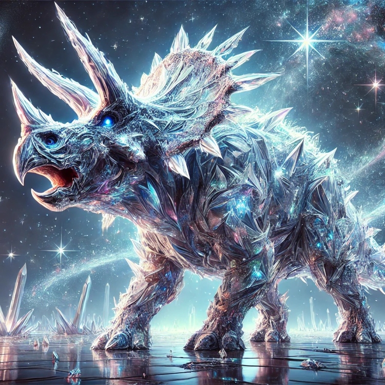 Starlight Triceratops Crystal